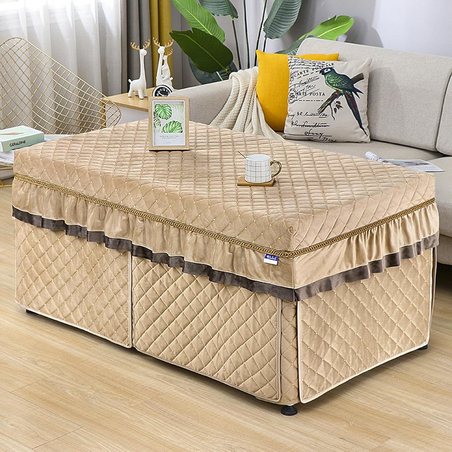 デコレ コンコンブル ちぐら こたつ お座布団 ビール ヘソ天 猫 猫の